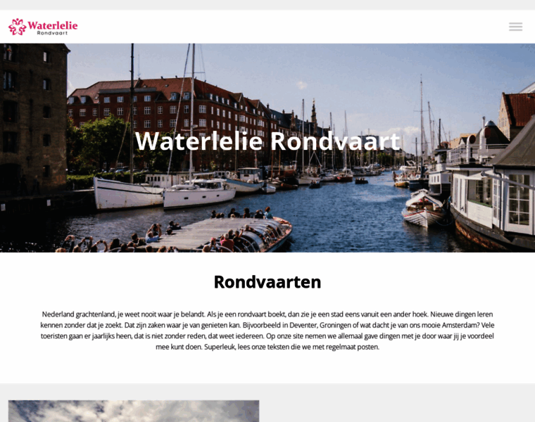 Waterlelie-rondvaart.nl thumbnail
