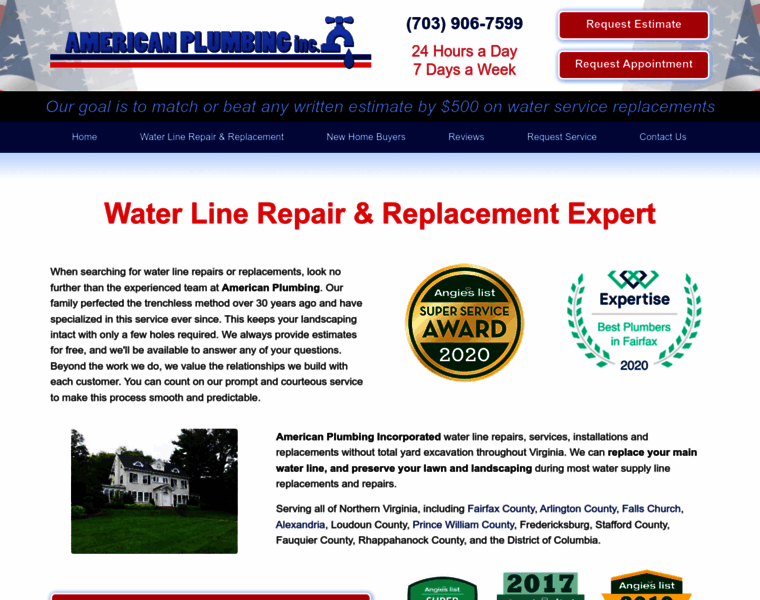 Waterlineservice.com thumbnail