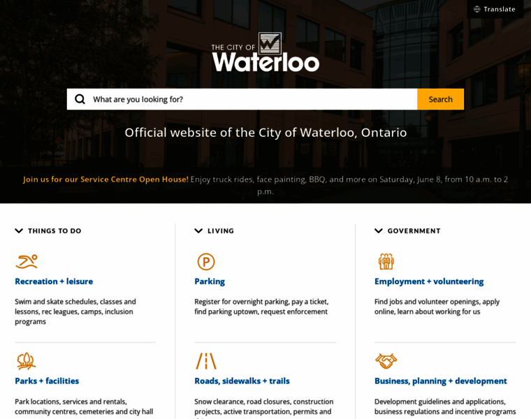Waterloo.ca thumbnail