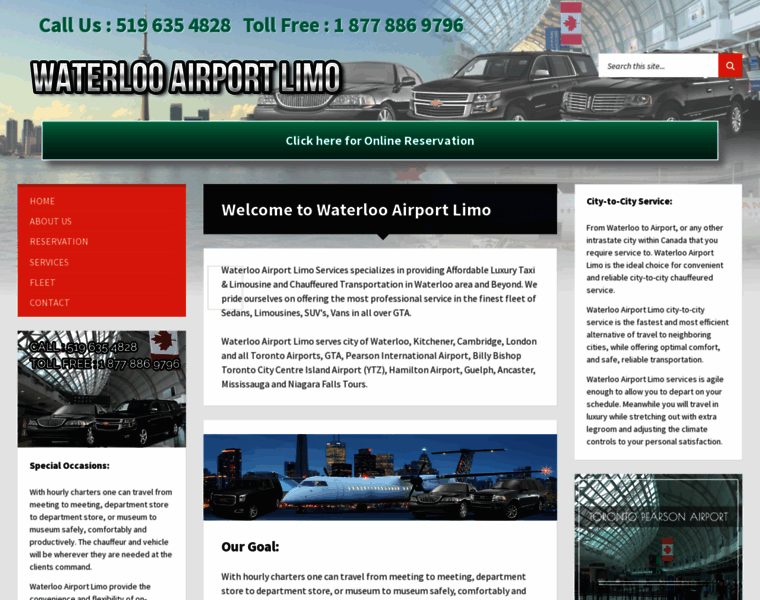 Waterlooairportlimo.com thumbnail