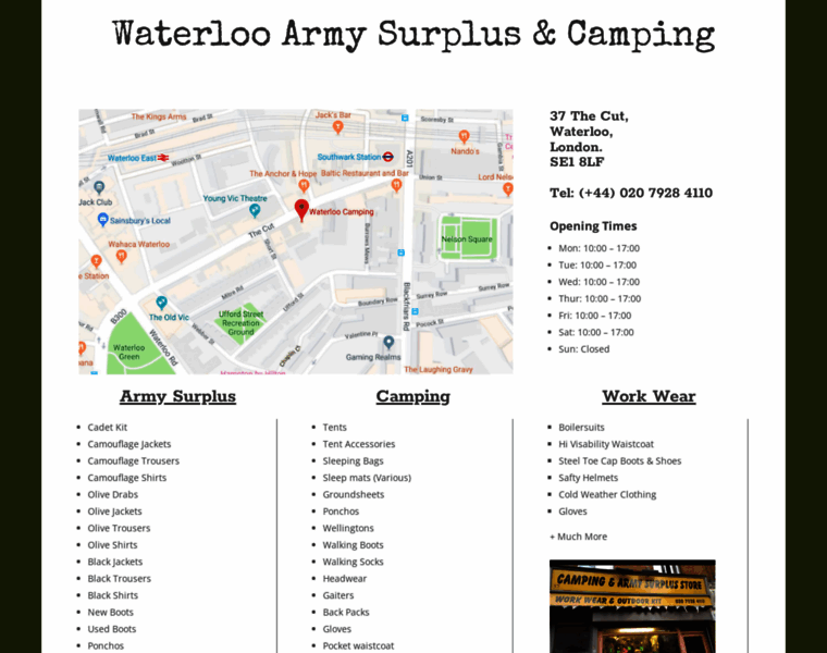 Waterlooarmysurplus-camping.com thumbnail