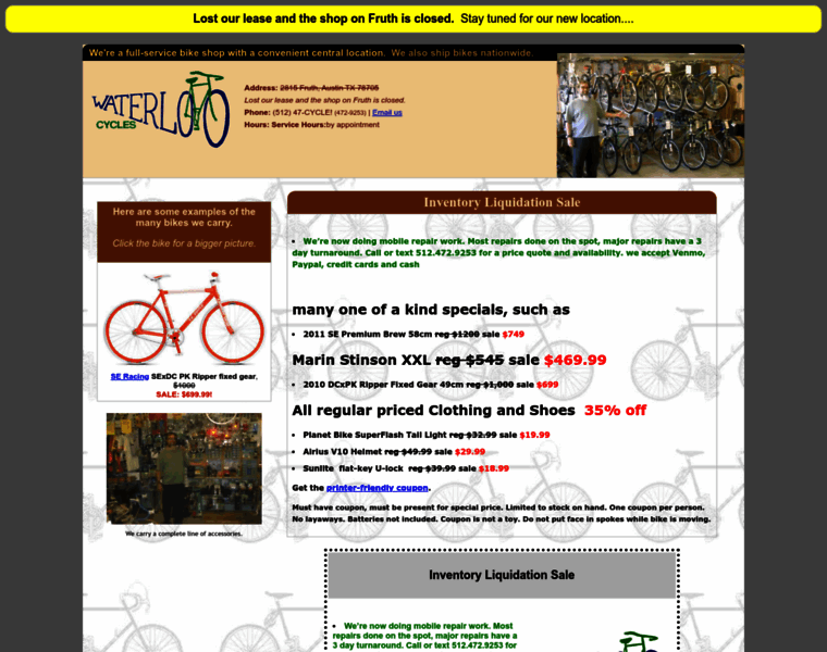 Waterloocycles.com thumbnail