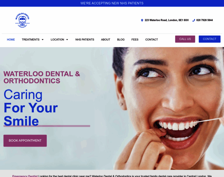 Waterloodental.co.uk thumbnail