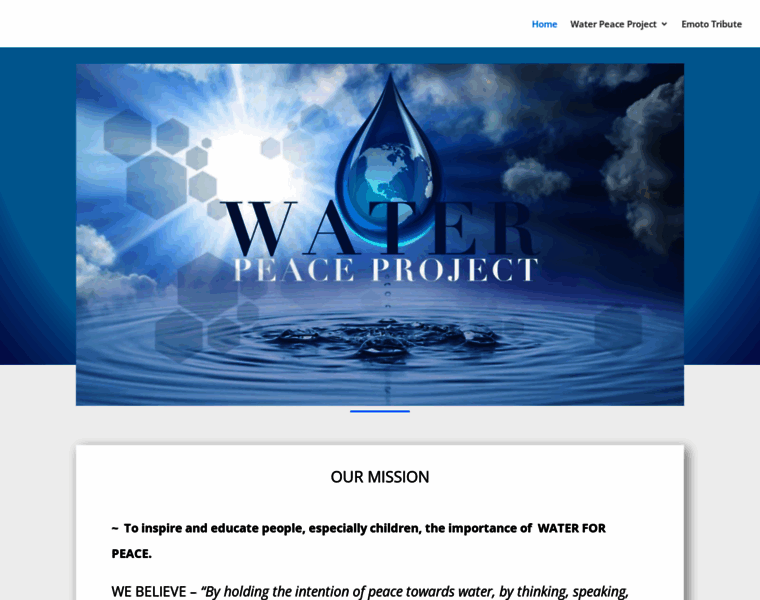 Waterpeaceproject.org thumbnail