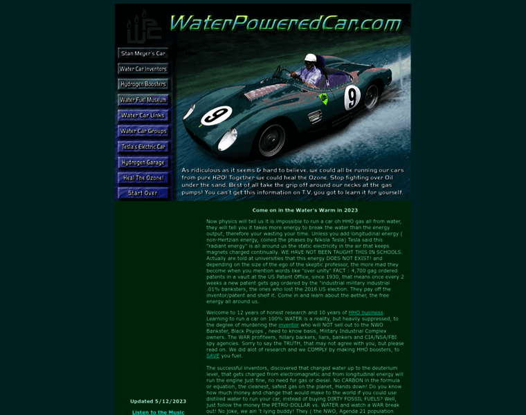 Waterpoweredcar.com thumbnail