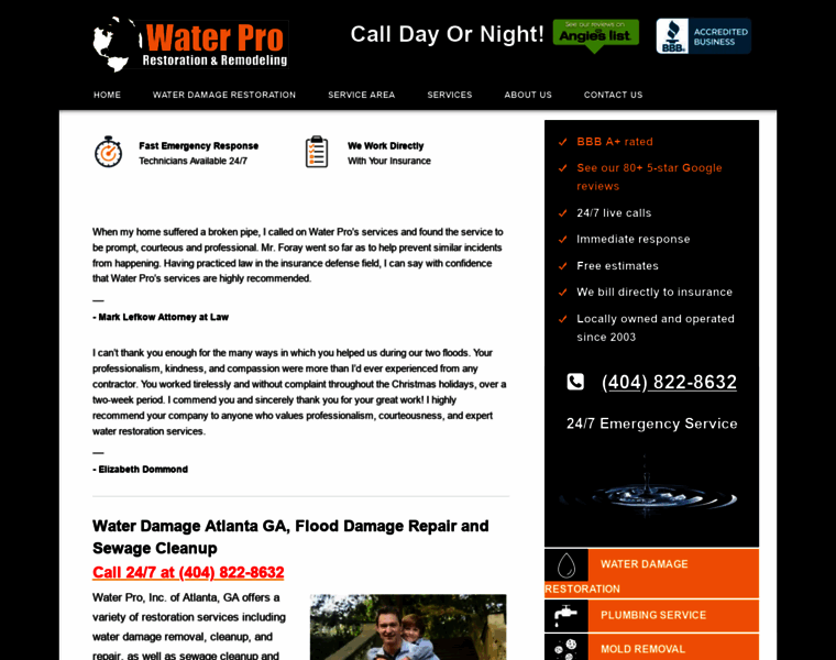 Waterpro-inc.com thumbnail
