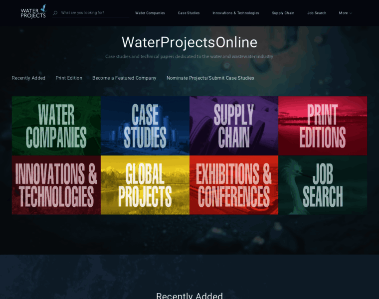 Waterprojectsonline.com thumbnail