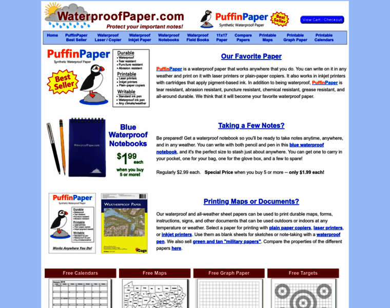 Waterproofpaper.com thumbnail