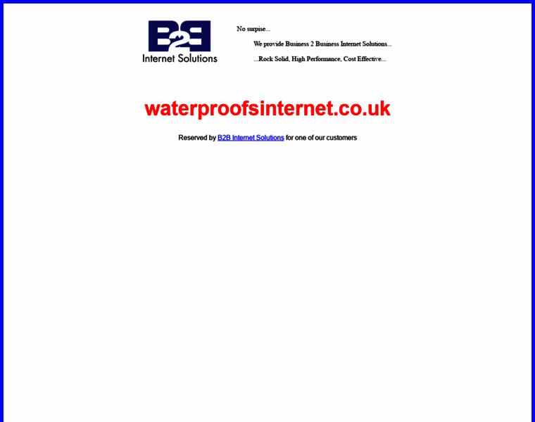 Waterproofsinternet.co.uk thumbnail