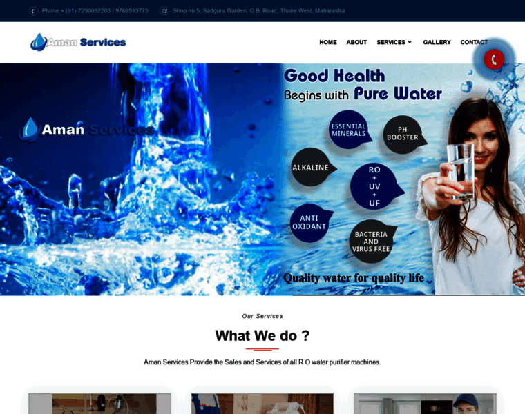 Waterpurifiersinthane.com thumbnail