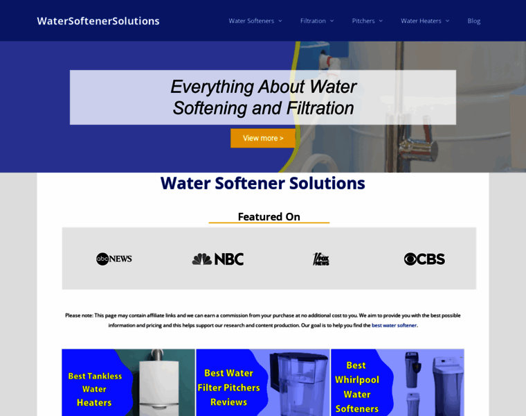 Watersoftenersolutions.com thumbnail