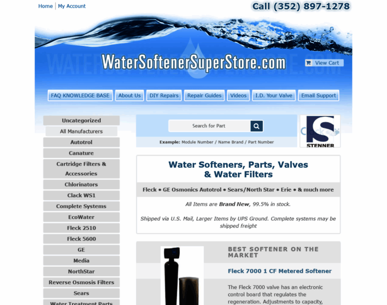 Watersoftenersuperstore.com thumbnail