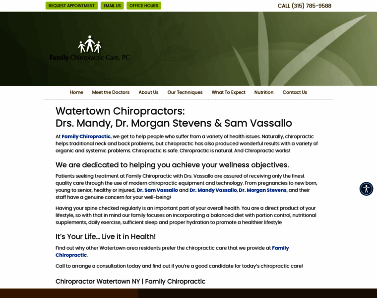 Watertownchiropractors.com thumbnail