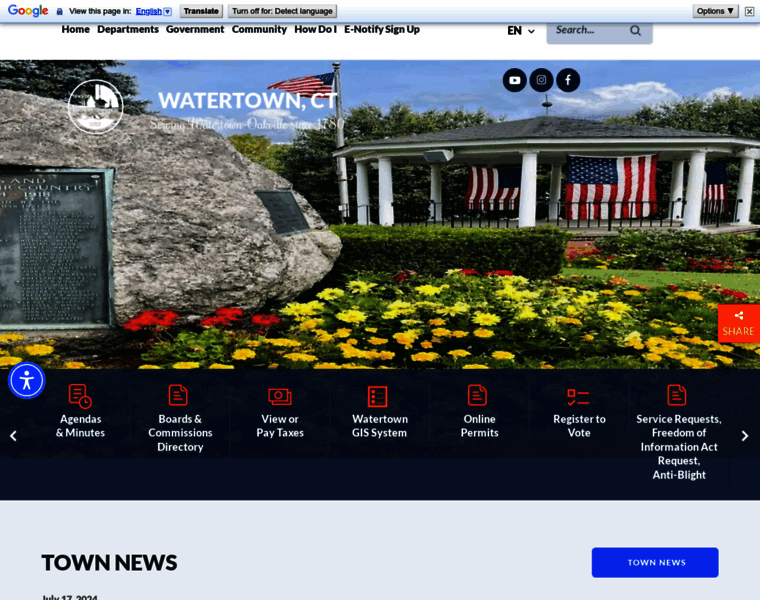 Watertownct.org thumbnail