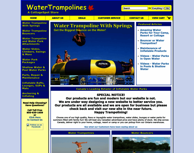 Watertrampolines.ca thumbnail