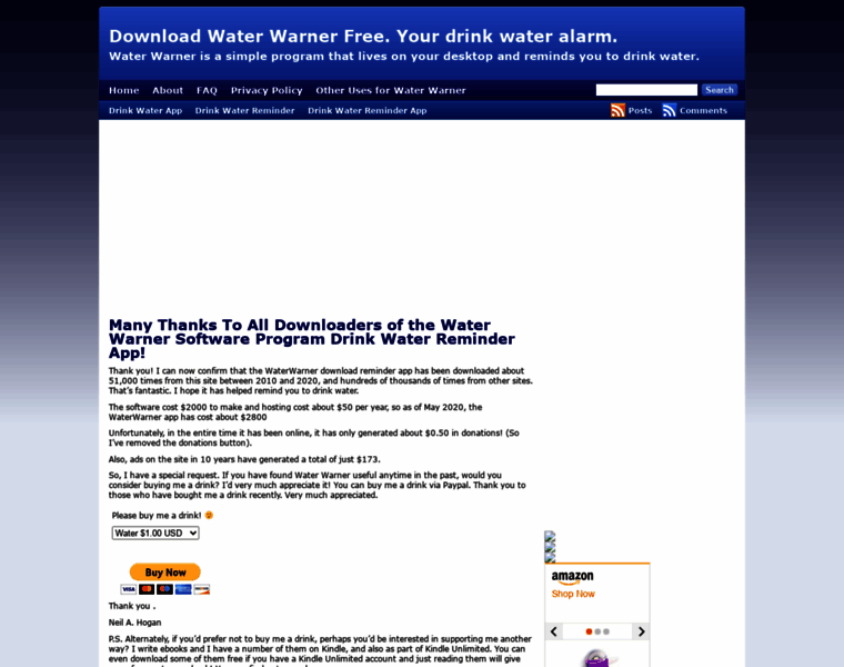 Waterwarner.com thumbnail