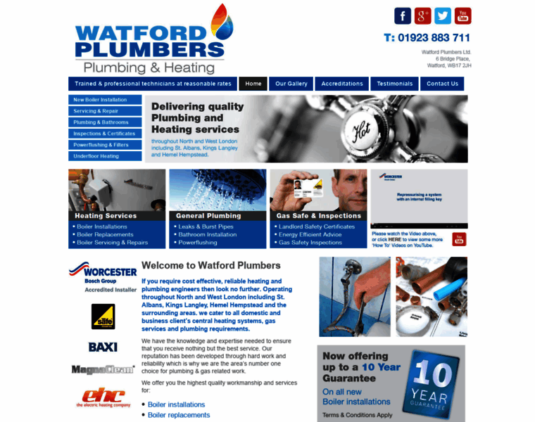 Watfordplumbers.com thumbnail