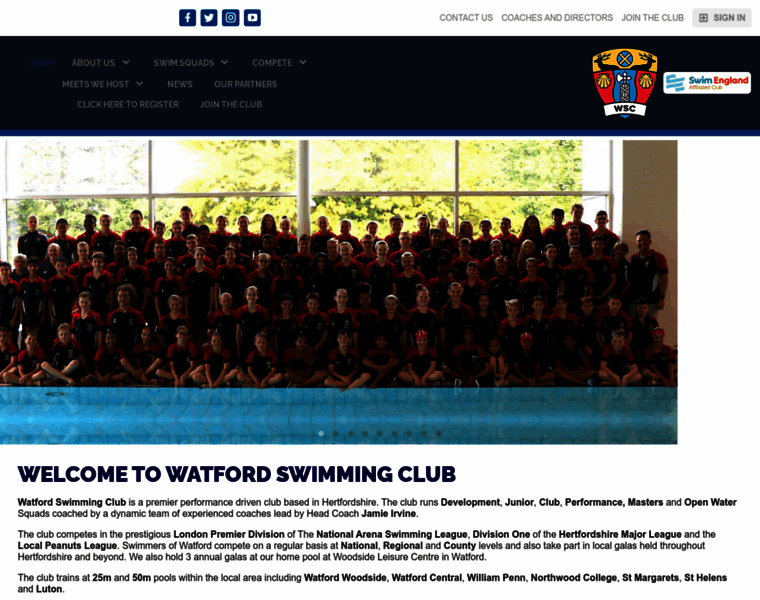 Watfordswimmingclub.co.uk thumbnail