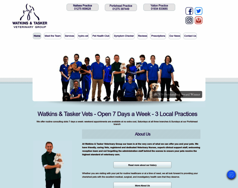 Watkins-tasker-vets.co.uk thumbnail