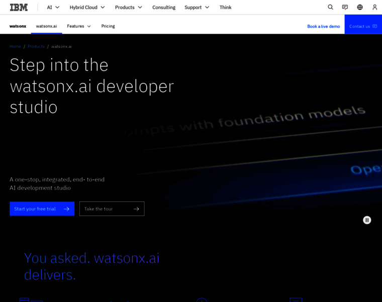 Watsonx.ai thumbnail Watsonx.ai thumbnail