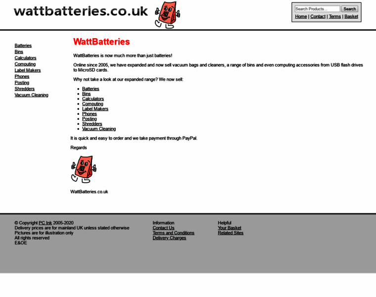 Wattbatteries.co.uk thumbnail