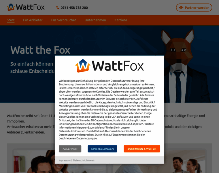 Wattfox-agentur.de thumbnail