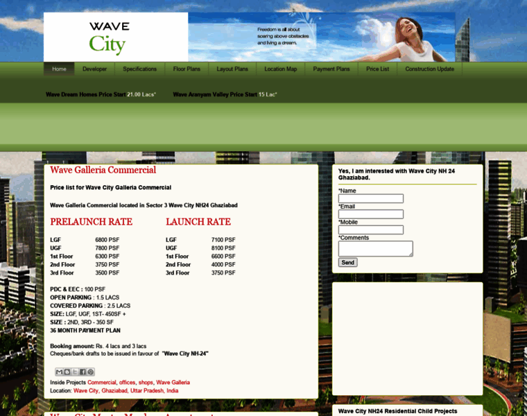 Wave-city-ghaziabad.com thumbnail
