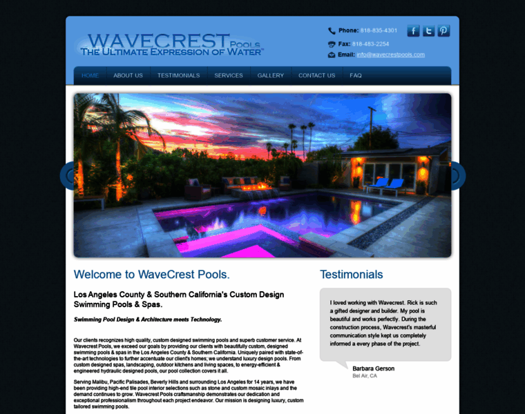 Wavecrestpools.com thumbnail