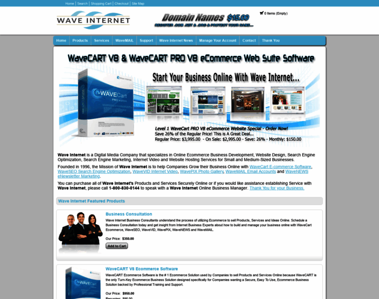 Waveinternet.com thumbnail