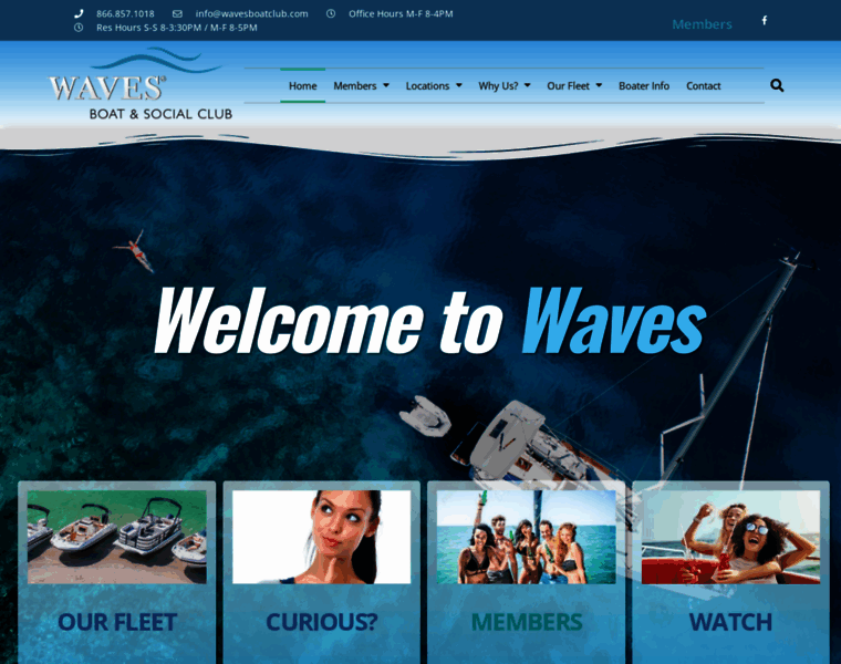 Wavesboatclub.com thumbnail