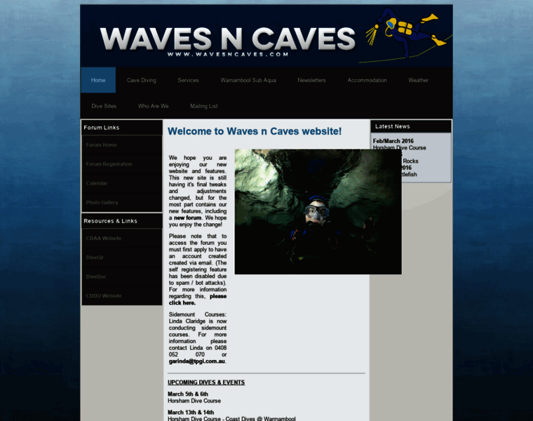 Wavesncaves.com thumbnail