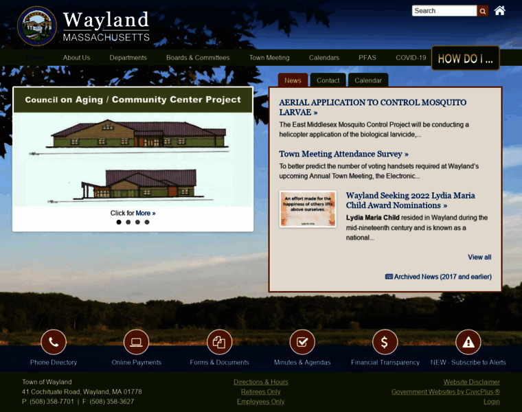 Wayland.ma.us thumbnail