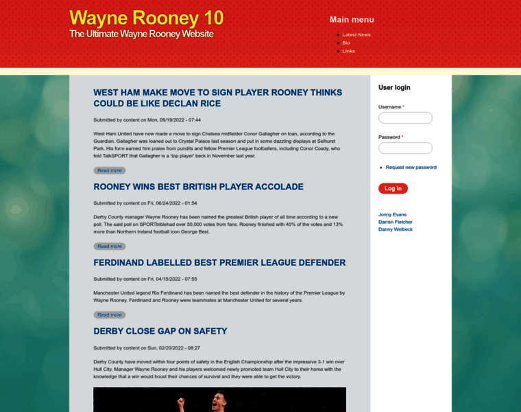 Waynerooney10.net thumbnail