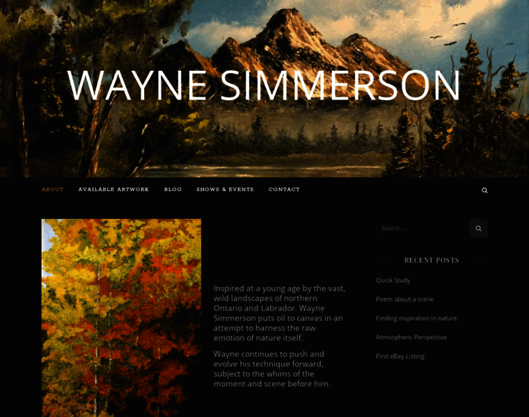 Waynesimmerson.ca thumbnail