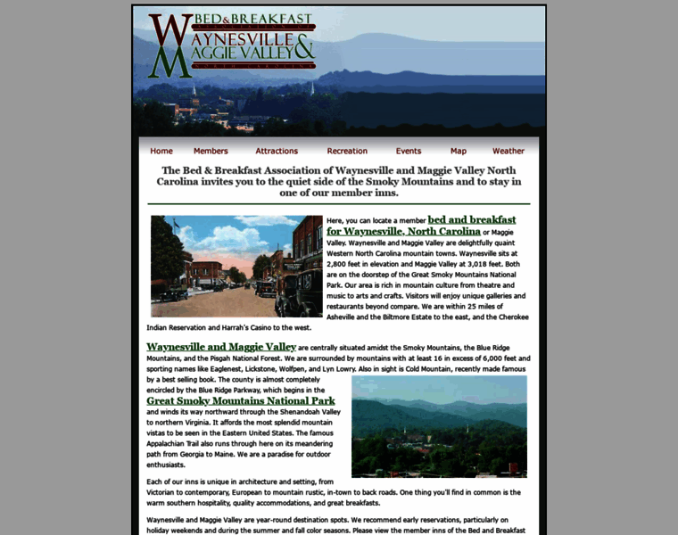 Waynesvillebandb.com thumbnail