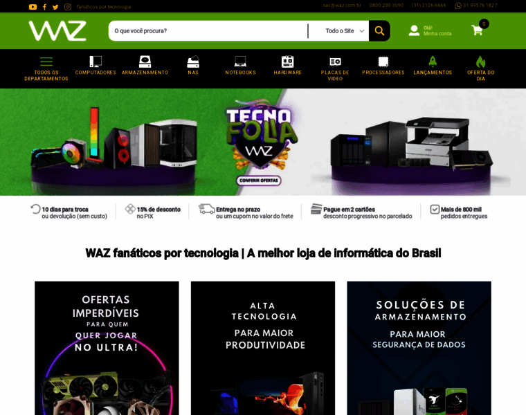 Waz.com.br thumbnail