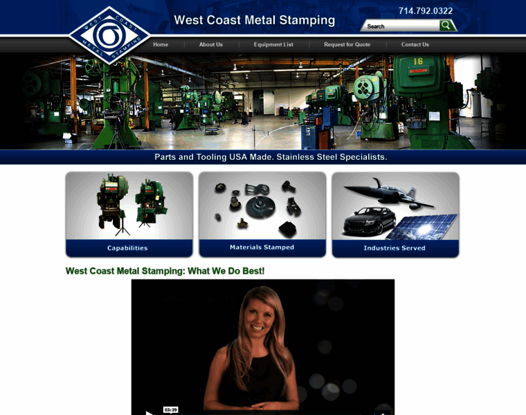 Wcmetalstamping.com thumbnail