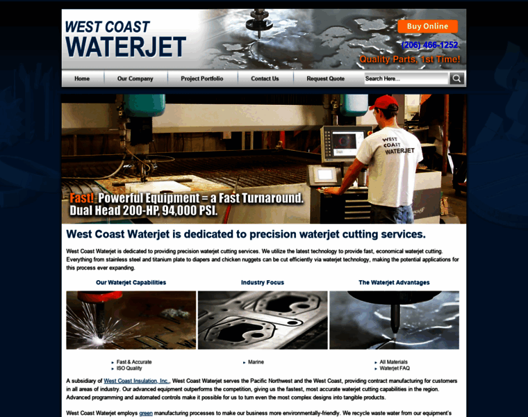 Wcwaterjet.com thumbnail