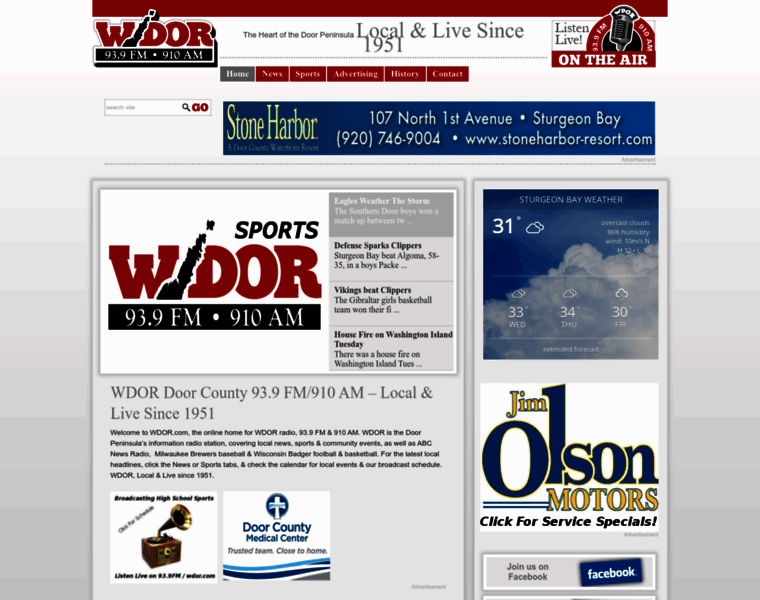 Wdor.com thumbnail