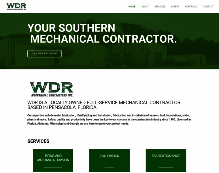 Wdrmechanicalcontractors.com thumbnail