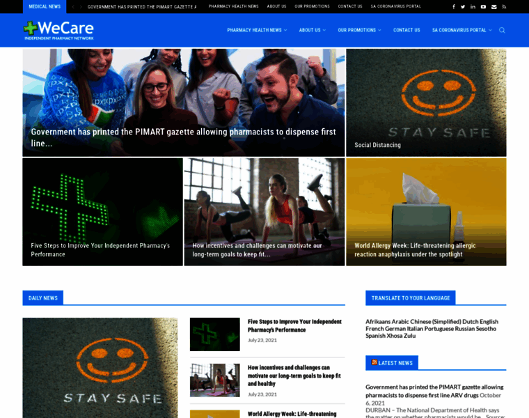 We-care.co.za thumbnail