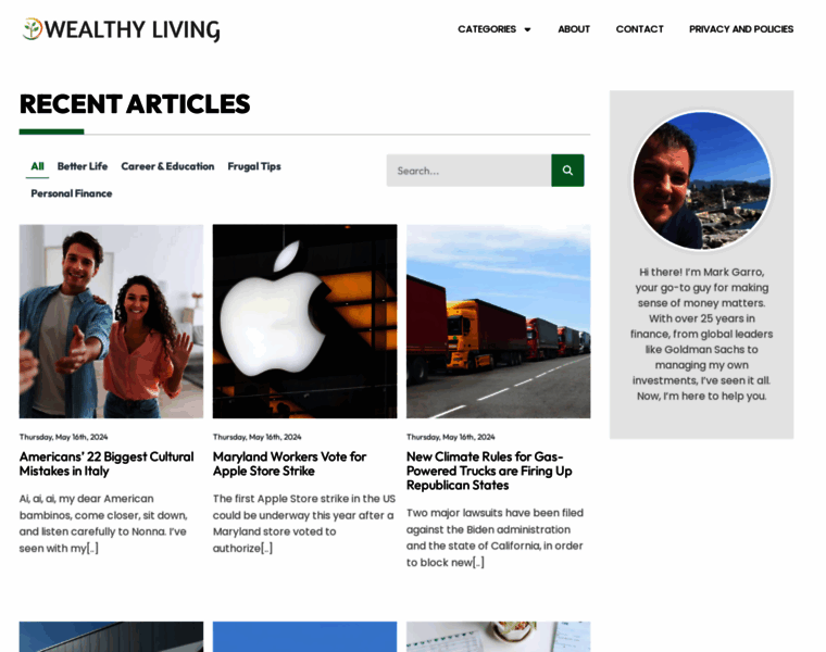 Wealthyliving.com thumbnail