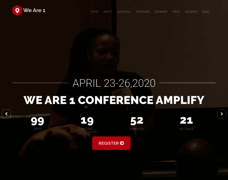 Weare1conference.com thumbnail