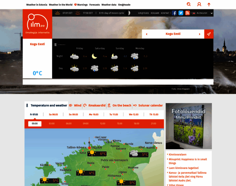 Weather.ee thumbnail Weather.ee thumbnail
