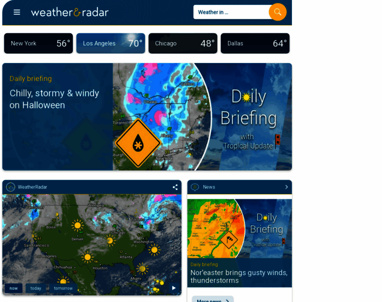 Weatherandradar.com thumbnail