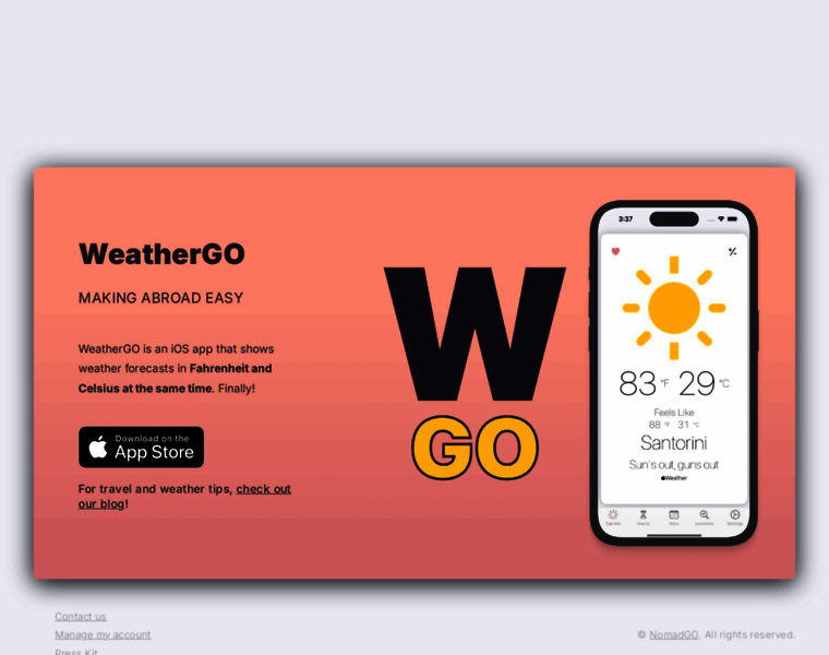 Weathergo.co thumbnail
