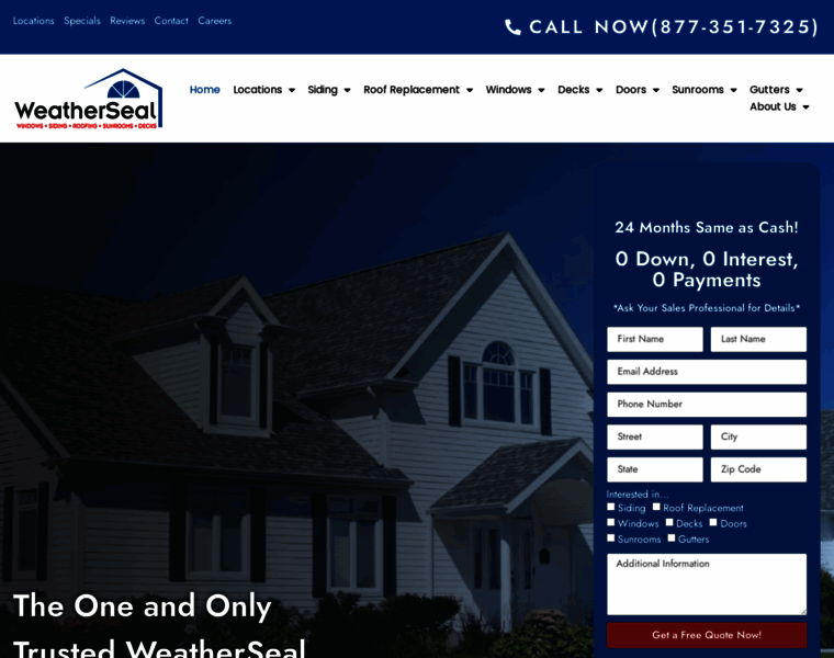 Weathersealhomeservices.com thumbnail