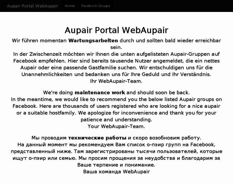 Web-aupair.net thumbnail