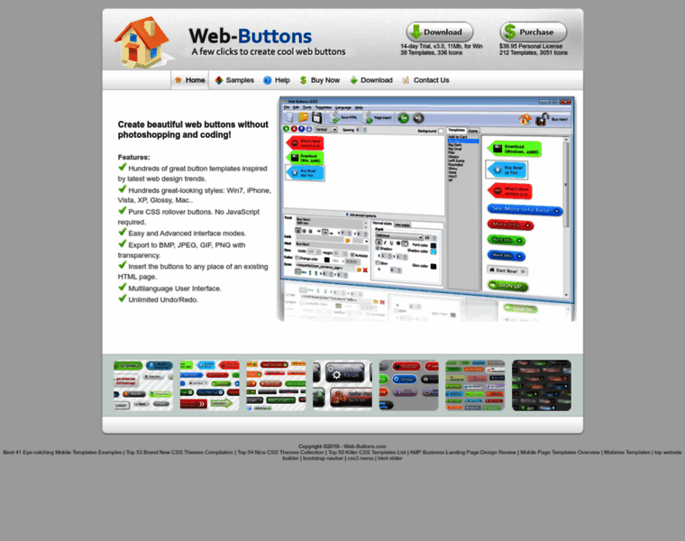 Web-buttons.com thumbnail