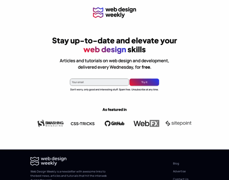 Web-design-weekly.com thumbnail